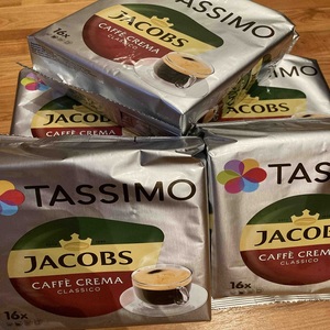 Café Molido Clásico Tassimo Jacobs Kronung Crema XL, Tueste Medio Intenso, Arábica, Sabor Neutro, Calidad Superior, En Venta - Product Image 1
