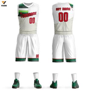 Uniforme de baloncesto personalizado de último diseño para equipos universitarios, uniformes de baloncesto de alta calidad, Conjunto de camiseta de baloncesto de precio ultrabajo - Product Image 3