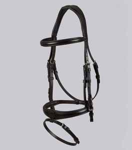 Bridon de cheval en cuir de style anglais traditionnel, finition de haute qualité pour l'équitation en plein air, l'entraînement et la compétition - Product Image 4