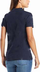 Polos de talla grande para mujer, camisas de Golf, 100% algodón transpirable, secado rápido, Polo de Color sólido para mujer, transpirable - Product Image 6