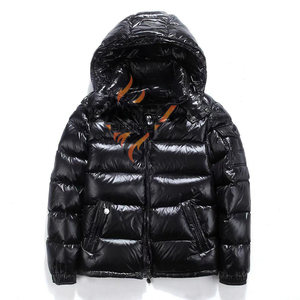 Men Puffer Jacket Winter Hooded Down <b>Coat</b> Windproof Thermal Thickened Quilted Outerwear Wholesale Custom - Product Image 1
