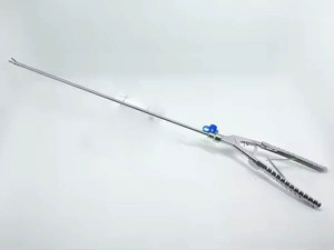 2025 High Quality <b>Laparoscopic</b> 5mm Reusable Surgery Needle Holder Stainless Steel Surgical <b>Instruments</b> CE ISO Approved - Product Image 4