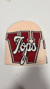 Logo personnalisé de haute qualité en gros chaud unisexe classique tricoté hiver casual élégant doux léger randonnée coupe-vent bonnets - Product Image 3