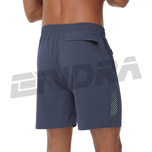 กางเกงขาสั้นออกกำลังกายสำหรับผู้ชายแห้งเร็ว5นิ้วกางเกงขาสั้นสำหรับใส่วิ่งน้ำหนักเบาชุดออกกำลังกายระบายอากาศได้ดี - Product Image 2