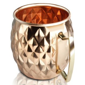 แก้วมัลมอสโกลด์ทรงค้อนสำหรับปาร์ตี้ของขวัญค๊อกเทลเบียร์ทำจากสเตนเลสสตีลใช้ในบ้านบาร์ - Product Image 1