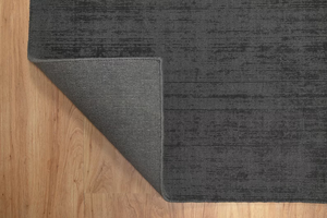 Tappeto Gabbeh in Lana Grigio Antracite Tessuto a Mano, <span class=keywords><strong>Texture</strong></span> Minimalista, 9x12, per Soggiorno, Camera da Letto, Arredamento Casa - Product Image 6