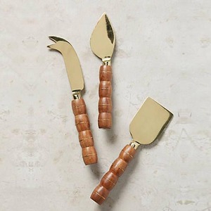 Stainless Steel Hammered Design Handmade Salad <b>Serving</b> Set <b>Gold</b> Plated Food Safe - Product Image 6