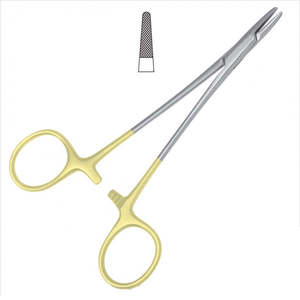 Porte-aiguilles chirurgical médical professionnel IRIS, acier inoxydable allemand de haute qualité, ensemble d'instruments pour porte-aiguilles de suture - Product Image 6
