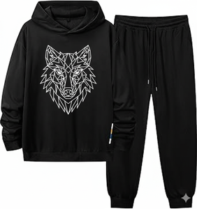 Survêtement d'hiver à capuche coupe classique |   100% coton |   Anti-bactérien et respirant |   Conception personnalisée - Product Image 1