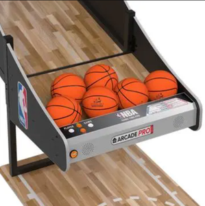 100% con licencia oficial. NBA Game Time Pro 9,5 Foot Basketball Arcade Pinball Machine disponible para envío - Product Image 2