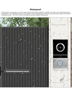 Anjielo thông minh chất lượng tốt 7 inch Màn hình TFT Video Doorphone bằng màu LED hiển thị hồng ngoại chế độ ban đêm để tăng cường khả năng hiển thị - Product Image 5