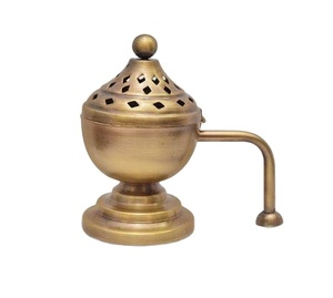 เตาหอมระเหยเทียนหอมระเหยแบบพกพาสำหรับใช้ในบ้านและวัด - Product Image 2
