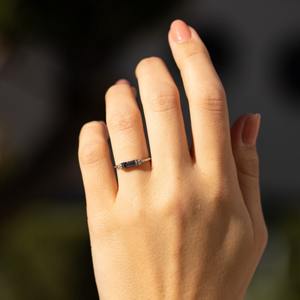 Anillo de plata estilo bohemio hecho a mano, joyería de plata de ley 925, alejandrita, piedras preciosas, anillo de tendencia, joyería para mujer, regalo para ella - Product Image 2