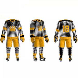 Uniforme de Hockey sobre Hielo para Adultos al Mejor Precio, Personalizable con Logotipo, Alta Calidad, 100% Algodón Poliéster de Secado Rápido - Product Image 3