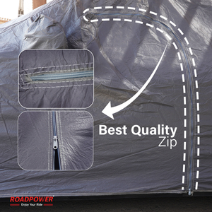 ผ้าคลุมรถ Roadpower ทนทาน กันน้ำ ผลิตจากผ้าไม่ถักทอ ป้องกันรังสียูวี ทนต่อสภาพอากาศ ออกแบบมาเพื่อใช้ได้กับรถยนต์ทุกประเภท - Product Image 2