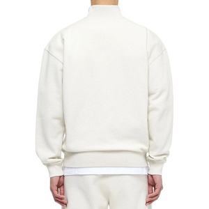 Sudaderas con capucha y media cremallera con logotipo personalizado 2026, Sudaderas con cuello simulado para hombres, sudaderas de algodón de alta calidad, servicio OEM - Product Image 4