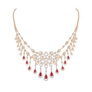 Collar Astra Glorious Diamond con Diamantes Naturales en Oro Blanco, Amarillo y Rosa, Certificado IGI, Joyería de Lujo de 18 Quilates - Product Image 6