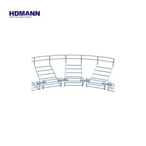 Wire Mesh Cable Tray HDMANN Customized Hot Dipped Galvanized Wire Mesh Cable Tray