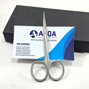 Ciseaux de beauté en acier inoxydable à lame incurvée de haute qualité pour outil de coupe de cuticules et de poils du visage pour salon à usage domestique - Product Image 5