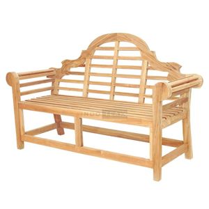 Chaise de jardin en teck vieilli de haute qualité, taille personnalisable - Product Image 1