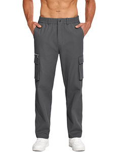 Men's High Quality 360gms Heavyweight Fleece Sweatpants Low Waist Flat Pants Hip Hop Style Sporty Look - Product Image 3