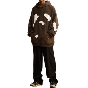 Sudaderas con capucha desgastadas para hombres Ropa cómoda Algodón ligero Mezclado 100% Algodón para adultos de invierno Uso - Product Image 6