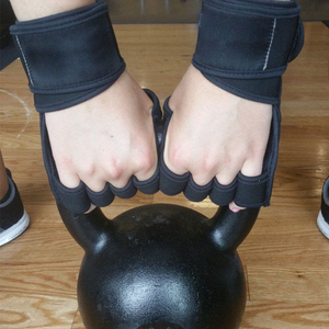 Guantes de levantamiento de pesas con soporte de protección de pulgar y almohadilla de Palma ligera para estabilidad de entrenamiento - Product Image 3