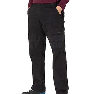 Personalizado Casual de alto peso ligero 100% algodón respetuoso con el medio ambiente transpirable de secado rápido Cargo pantalones de los hombres bolsillos laterales servicio OEM - Product Image 1