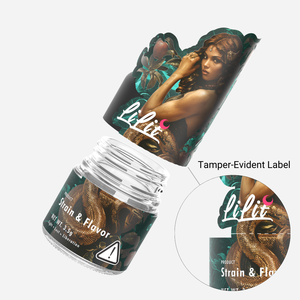 Envase de Vidrio de 3.5g a Prueba de Niños para Muestras de Cosméticos, Crema para el Cuidado de la Piel, Impresión Personalizada - Product Image 4