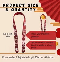 Sangle de sac à main perlée faite à la main de qualité export, ceinture réglable décorée de paillettes, accessoire pour étudiant pour les jours de match, options de couleurs personnalisées