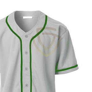 Uniformes de Béisbol Profesionales Personalizados de Alta Calidad, Transpirables, de Secado Rápido, 100% Poliéster, Cuello en V, con Bolsillos, Servicio OEM, Uniforme de Béisbol de Venta Caliente - Product Image 4