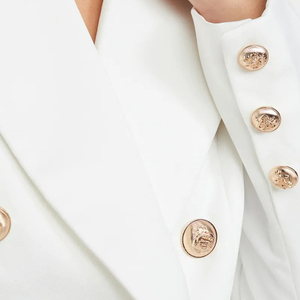 เบลเซอร์สีม่วงกำมะหยี่สำหรับผู้หญิงเสื้อเบลเซอร์ผ้าทอสำหรับ2025ผลิตตามสั่ง - Product Image 3