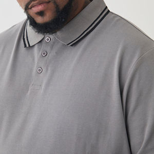 2025 nuevo diseño de polo elegante y cómodo para hombres recién llegado ropa de calle cuello redondo de algodón para hombres polos - Product Image 5