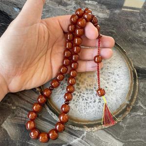 Figura Decorativa de Resina Hecha a Mano con Tema de Búho Budista, Accesorio Religioso para el Hogar con Detalle de Borla - Product Image 1