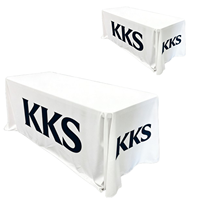 Nappe rectangulaire en spandex orange, noir, bleu, multicolore, extensible, parfaite pour les événements professionnels (4/6/8/10 pieds)
