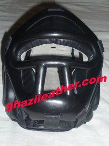 Protector de cabeza de cuero Premium de alta calidad para hombres para artes marciales y boxeo Producto de ropa protectora - Product Image 5