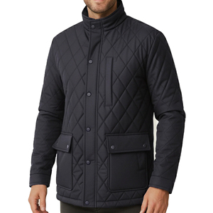 Veste bomber utilitaire en toile pour homme, logo personnalisé, bouton tendance, veste de travail décontractée, lettre tissée, modèle classique, ODM/OEM pour l'hiver - Product Image 6