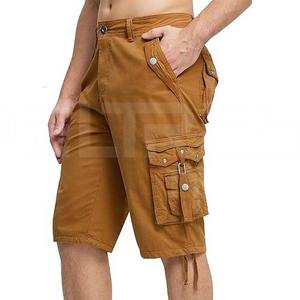 Pantalones cortos Cargo ligeros con múltiples bolsillos, ajuste holgado 3/4, pantalones largos Capri, ropa de calle elegante de diseñador, informales para hombres con estilo - Product Image 4