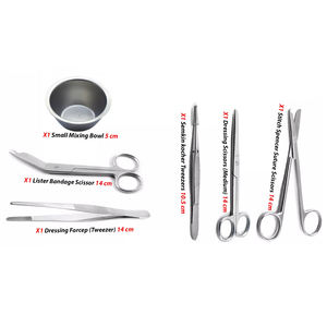 Instruments chirurgicaux manuels réutilisables en acier inoxydable de haute qualité, ensembles de pansements pour la chirurgie générale - Product Image 6