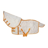 Couverture d'été 100 % imperméable et légère avec capuche amovible pour chevaux de course et d'obstacle, couleur unie, de l'exportateur indien