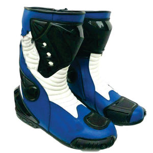 Meilleures bottes de course en cuir véritable pour moto, chaussures de course de moto protectrices pour la conduite et la course - Product Image 1