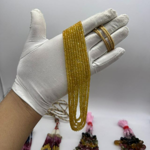 Janvier pierre de naissance grenat naturel pierres précieuses pierres rouges en vrac pour bijoux perles jaunes couleur - Product Image 2