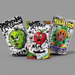 Bolsas Mylar Personalizadas de Grado Alimenticio, Resellables, a Prueba de Olores y Niños, con Cierre Ziplock, para Tabaco y Alimentos de Bebé (100 unidades) - Product Image 5