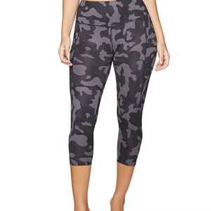 Leggings Capri à Taille Haute de Haute Qualité, Fabriqués sur Mesure, Nouveau Style Élégant pour Femmes, Design Unique en Stock pour le Yoga, Service OEM - Product Image 4