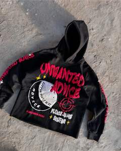 Venta al por mayor personalizado de los hombres 100% algodón Sudadera con capucha XL cremallera completa suelta ajuste sólido invierno longitud Puff - Product Image 2