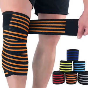 Wholesale <b>Knee</b> Pads Wrapped Bandage Strap Baseball Protective Gear Sports Weightlifting Breathable Baseball Leg Sleeve - Product Image 2