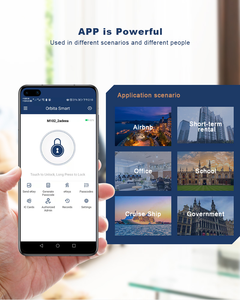Serrure à clé numérique Orbita Smart Home Resident avec poignée durable - Product Image 4