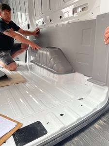 Juego de molduras de primera calidad, kits interiores formados al vacío de plástico ABS para coches de tránsito, accesorios interiores más vendidos - Product Image 6