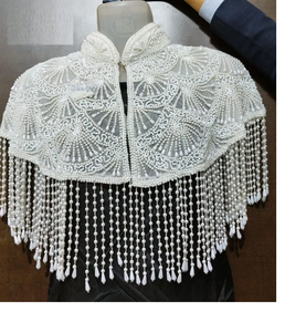 Cape coupe-vent rétro des années 20 robe de soirée à paillettes perlées haut court style portefeuille à paillettes - Product Image 3