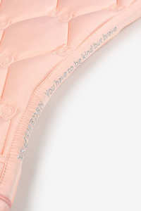 2024 Pot-pourri Rose Dressage Selle Pad Sublimé Écologique Coton Outshell Polyester Remplissage Satin Quilting - Product Image 2